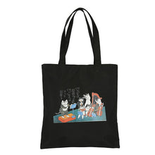 Load image into Gallery viewer, Reusable Shopping Bag Fashion Women Canvas Tote Bags Printing eco Bag Cartoon bolsa de compras Shopper Shoulder Bags #F