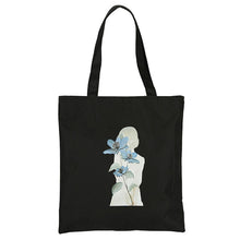 Load image into Gallery viewer, Reusable Shopping Bag Fashion Women Canvas Tote Bags Printing eco Bag Cartoon bolsa de compras Shopper Shoulder Bags #F
