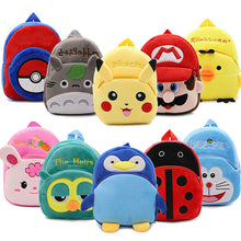 Load image into Gallery viewer, 2019 3D Cartoon Children Backpacks Cute Plush Mini Schoolbag Child Plush Backpack Kids School Bags Girls Boys Backpacks