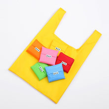 Load image into Gallery viewer, Shopping Bag Hot Sale Fashion Printing Foldable Green Reusable Tote Folding Pouch Handbag Convenient Large-capacity Storage Bags